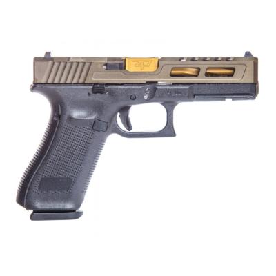 GLOCK 17 GEN5 ZAFFIRI CUSTOM - RMR - MIDNIGHT BRONZE