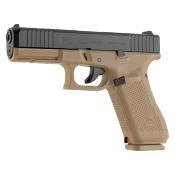 PISTOLET GLOCK 17 GEN5 FRENCH COYOTE 9mm PAK AVEC MALLETTE TAN