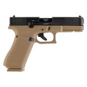 PISTOLET GLOCK 17 GEN5 FRENCH COYOTE 9mm PAK AVEC MALLETTE TAN