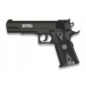 Pistolet 4.5mm P1911 MATCH 20 BBs SWISS ARMS + Billes + Sparclettes + Mallette